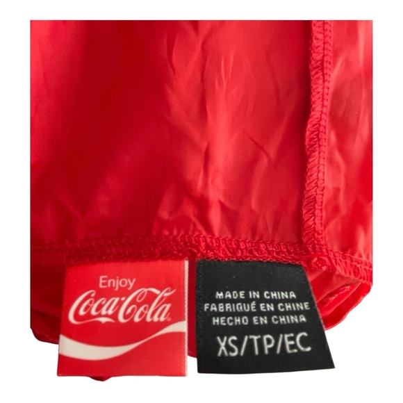 Coca-Cola Red and White cropped Hooded Jacket - Picture 5 of 5
